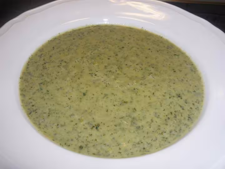 Soupe de petits pois