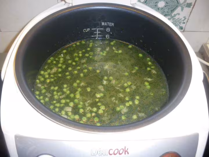 Soupe de petits pois