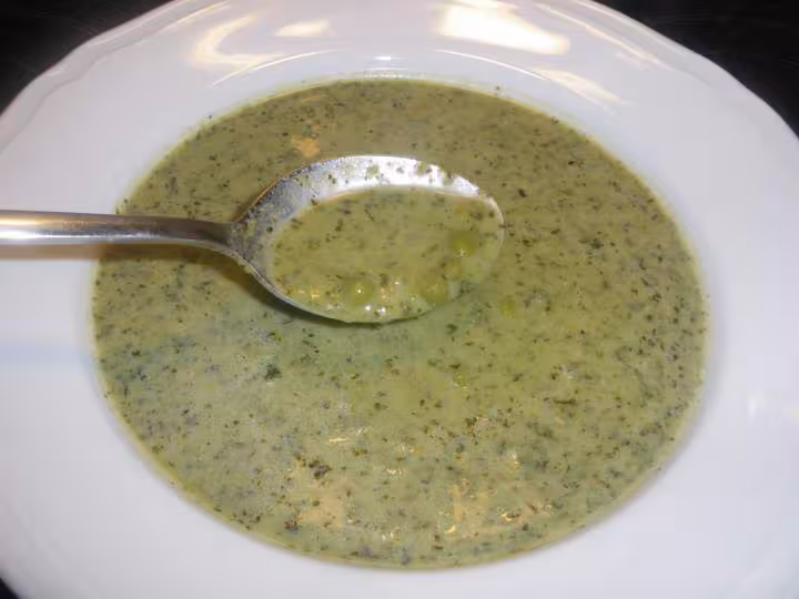 Soupe de petits pois