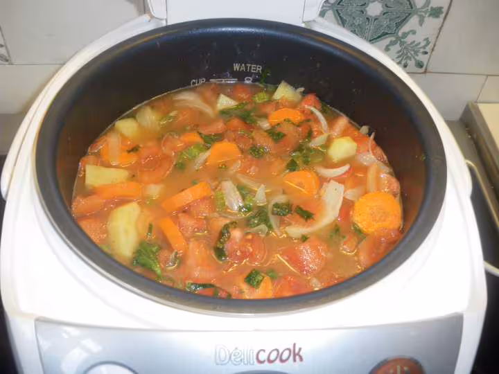 Soupe hivernale de tomates