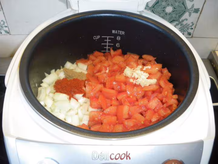 Steaks haches aux tomates