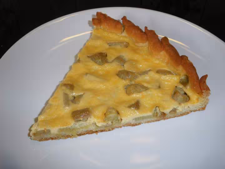 Tarte a la rhubarbe