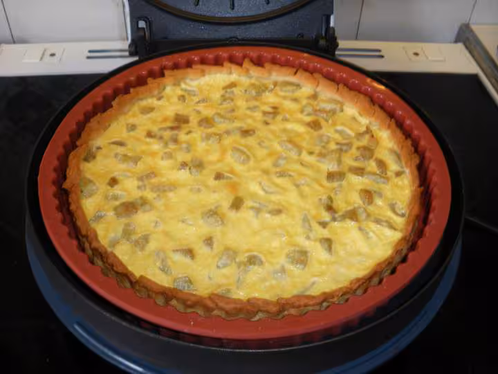 Tarte a la rhubarbe