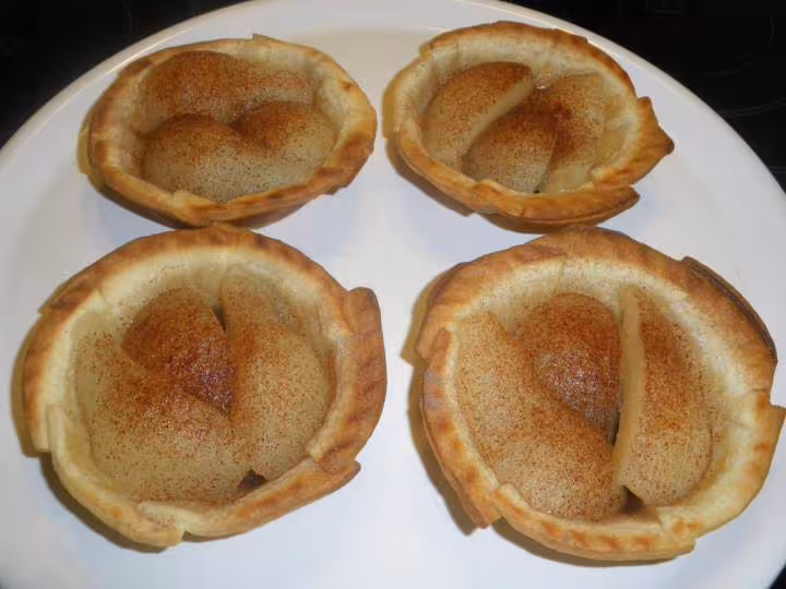 Tartes aux poires au pie and co