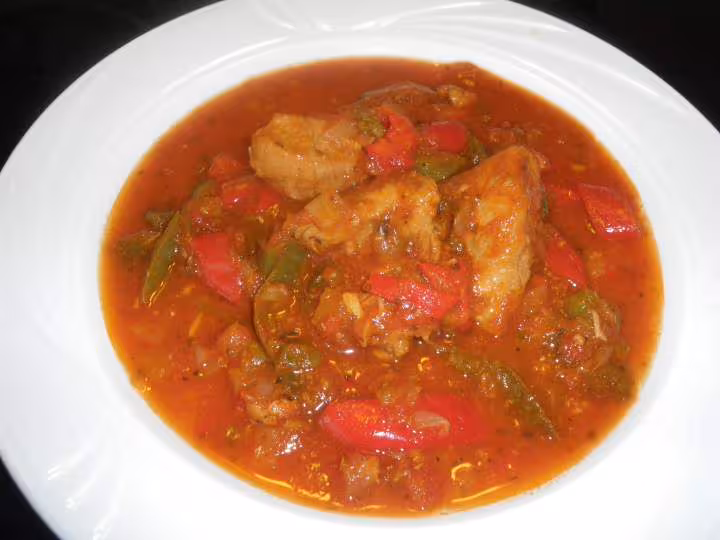 Veau aux poivrons