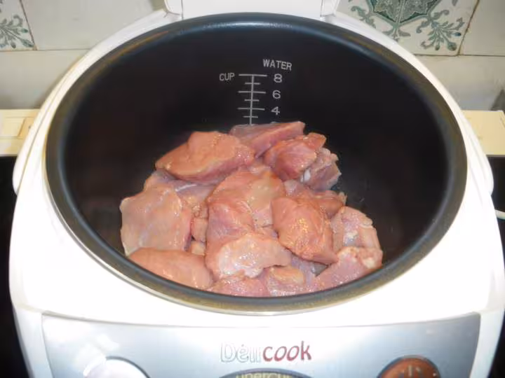 Veau aux poivrons