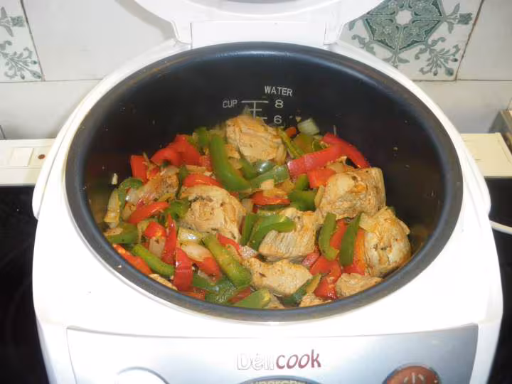 Veau aux poivrons
