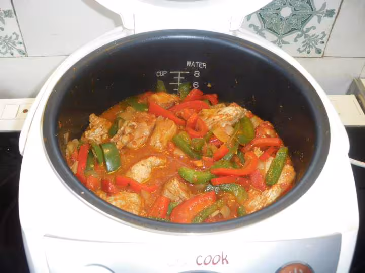 Veau aux poivrons