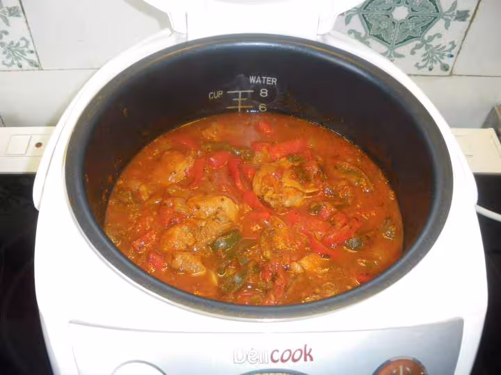 Veau aux poivrons