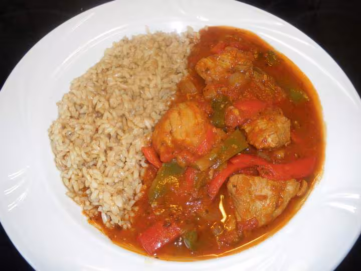Veau aux poivrons