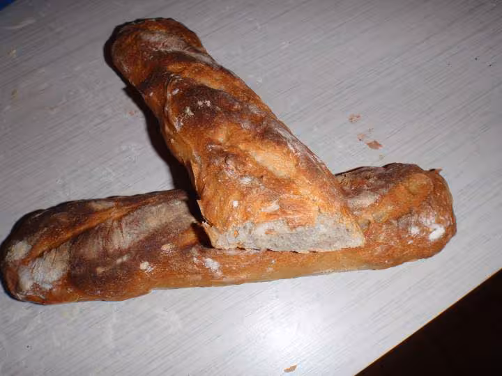 Baguettes cuites