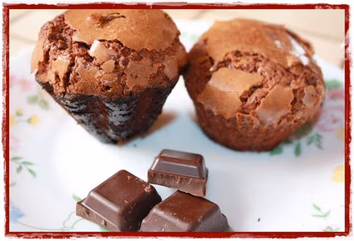 Mini fondants au chocolat