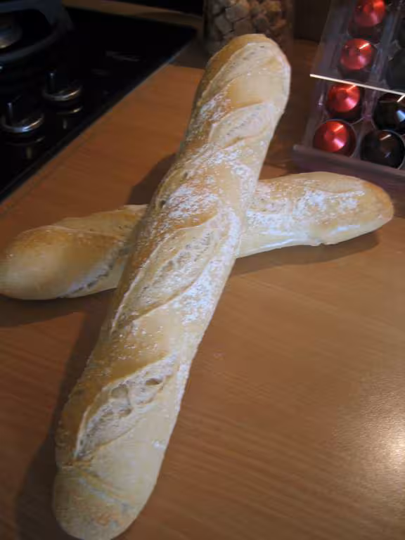 Baguettes de serise poolish
