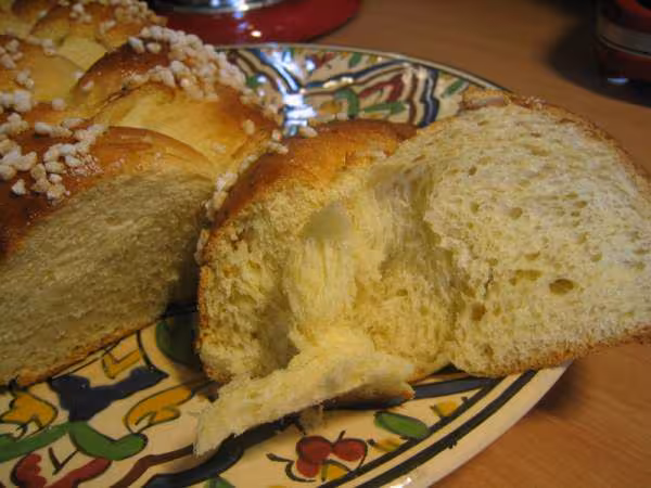Mie de la brioche mousseline de polange