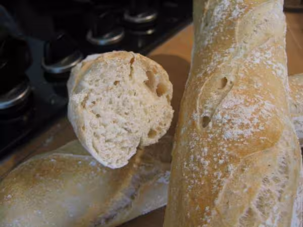 Mie des baguettes de serise poolish