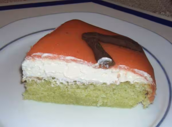 Gateau citron halloween part il est vert