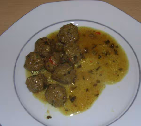 Keftas sauce aux herbes et au citron marocain
