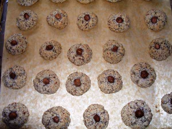 Macarons aux noisettes