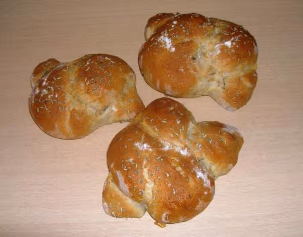 Petits noeuds au miel et au romarin