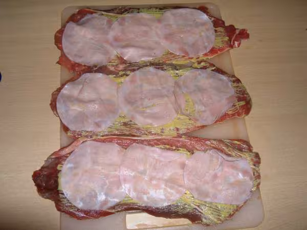 Roulades de boeuf 1e etape