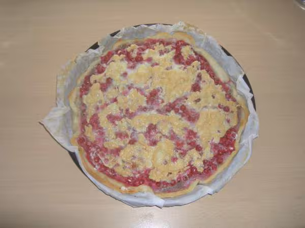 Tarte aux groseilles meringuee