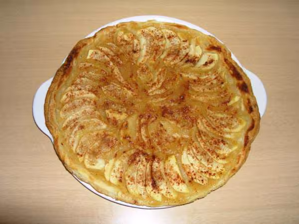Tarte aux pommes cannelle