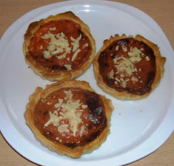 Tartelettes a la tomate et au fromage vraiment extra