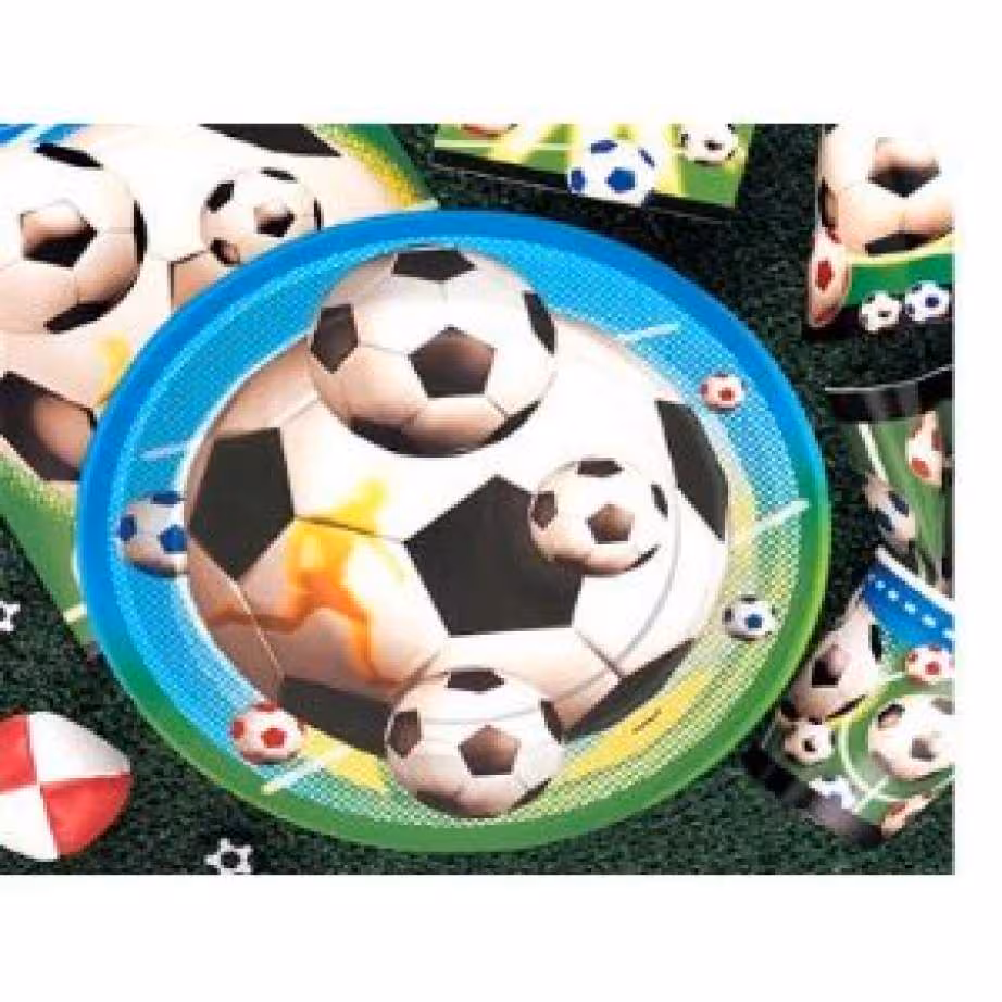 Assiettes carton theme foot