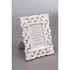 Cadre photo baroque blanc