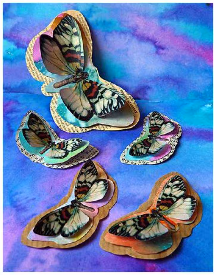 Deco de table papillons de papier a faire soi meme