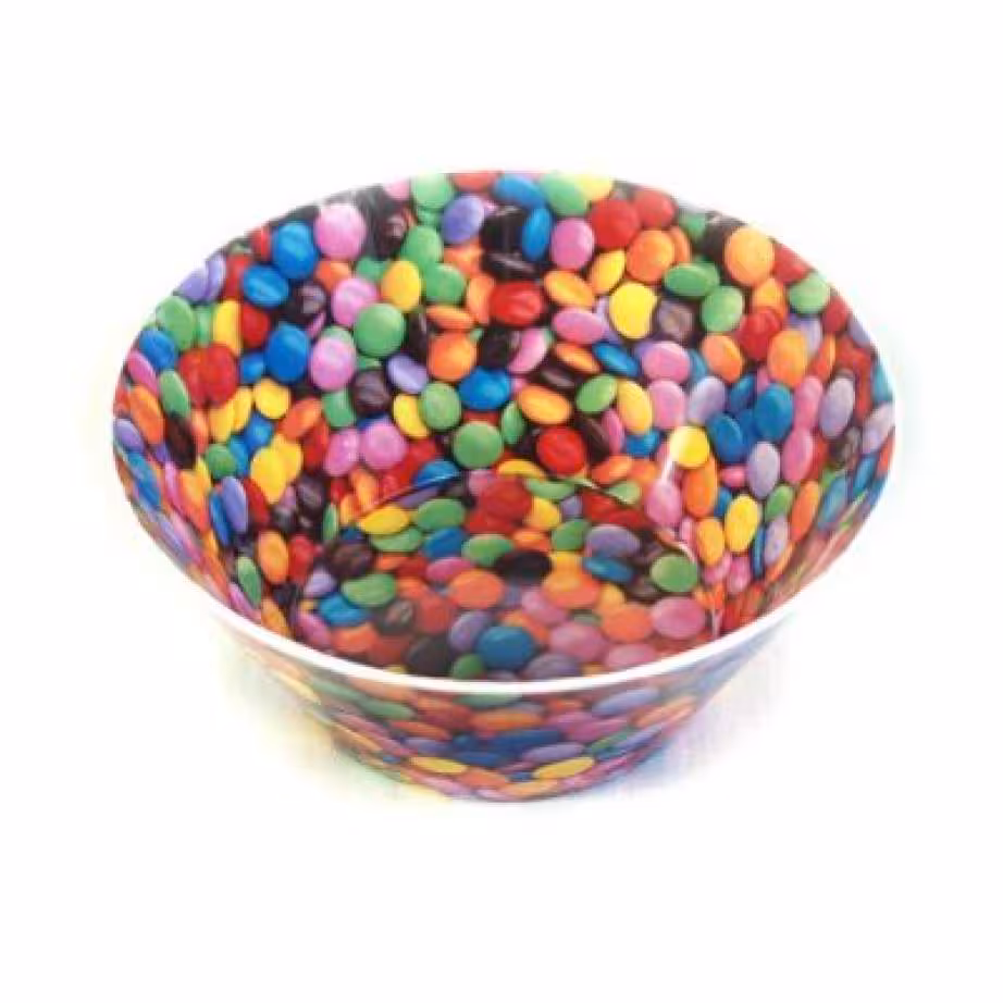 Saladier decor smarties