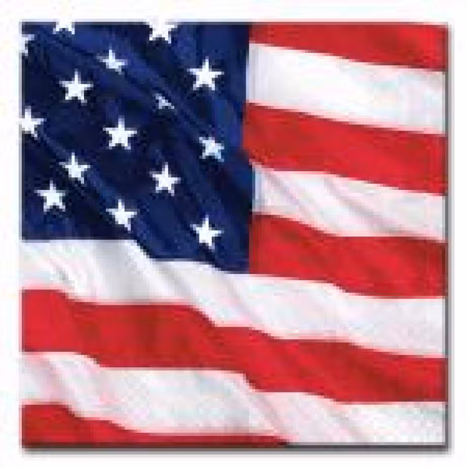Serviettes papier decor drapeau us