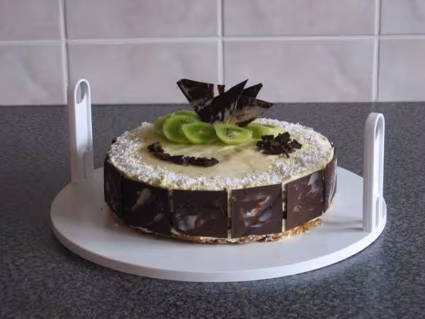 Entremet kiwi coco de flore