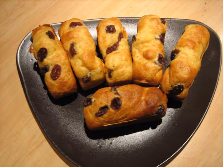 Petits pains aux raisins