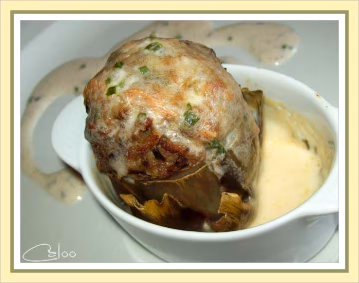 Artichauts farcis en sauce munter