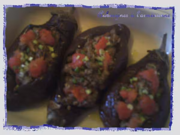 Aubergines a l armenienne
