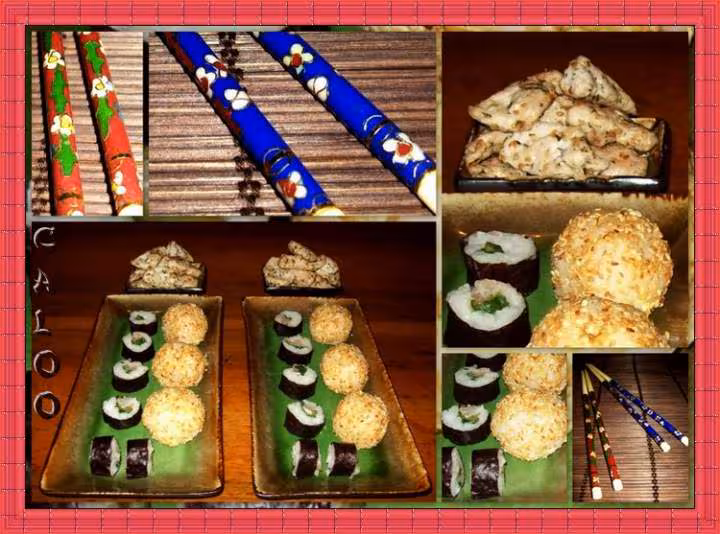 Baguettes et sushis