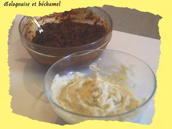 Bolognaise et bechamel pour crepes