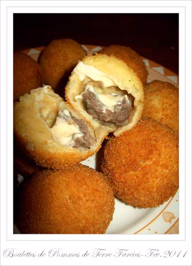 Boulettes de pommes de terre farcies