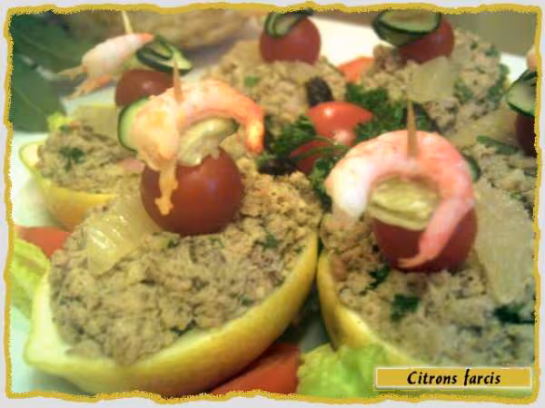 Citrons farcis