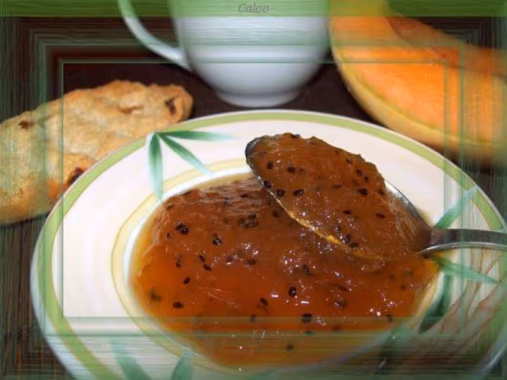 Confiture pommes et kiwis au gingembre