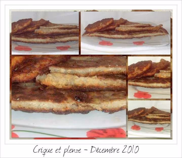 Crique et plenze ou placki