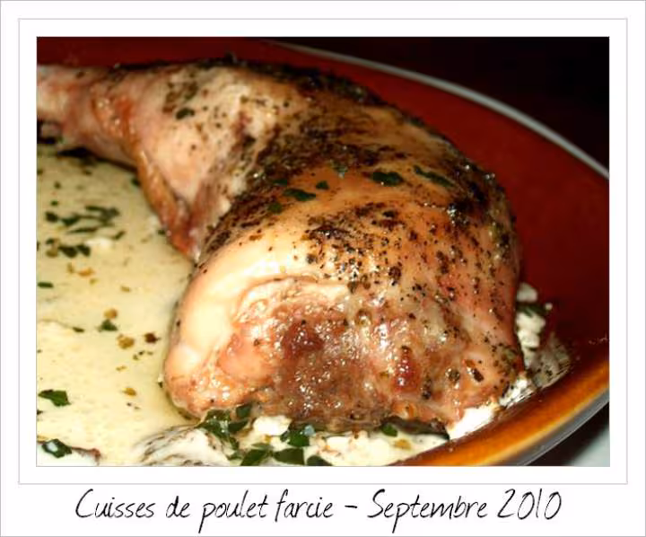 Cuisse de poulet farcie n 1