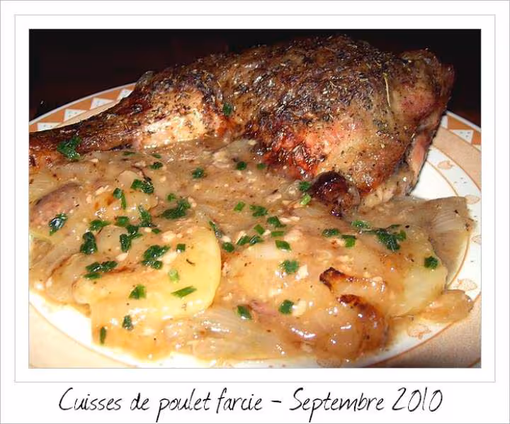 Cuisse de poulet farcie n 2