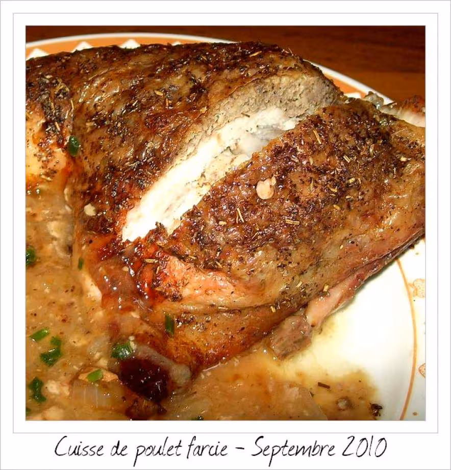 Cuisse de poulet farcie n 2