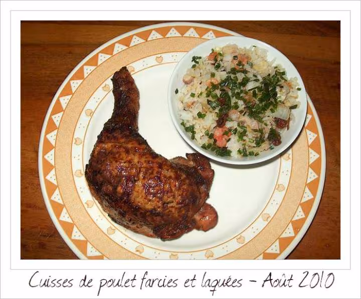 Cuisses farcies et laquees
