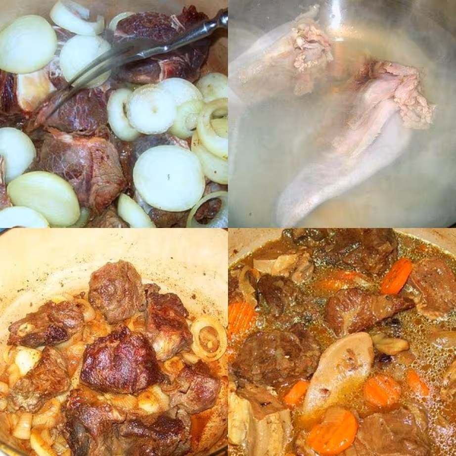 Daube de joue et de langue a l ancienne