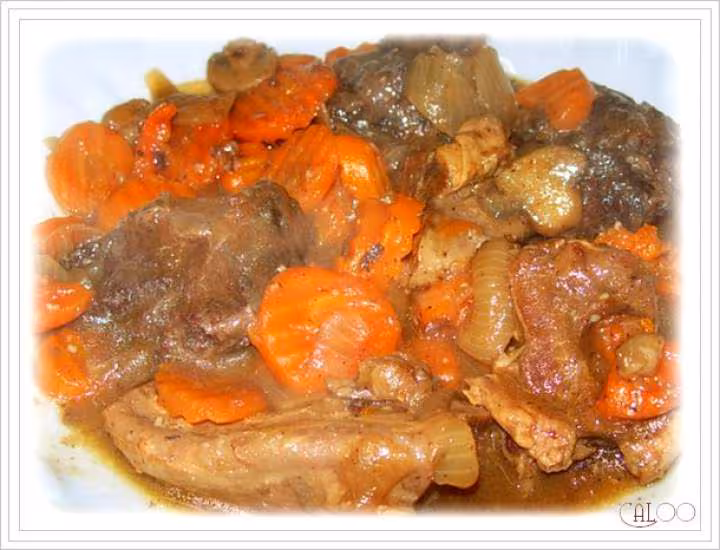 Daube de joue et langue a l ancienne