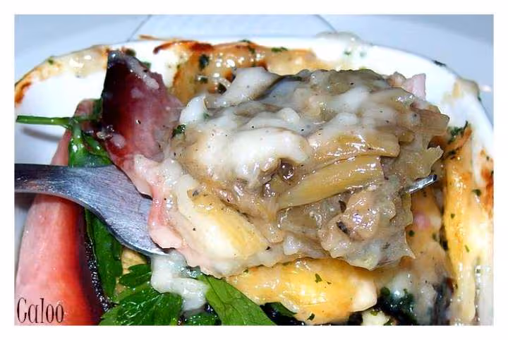Endives en gratins individuels une bouchee