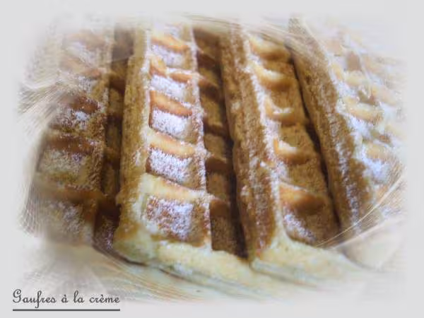Gaufres a la creme